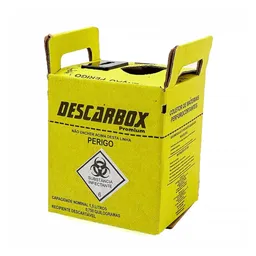 Coletor Perfuro Cortante Premium 1,5L - Descarbox - Coletor Perfuro Cortante 1,5L - Descarbox