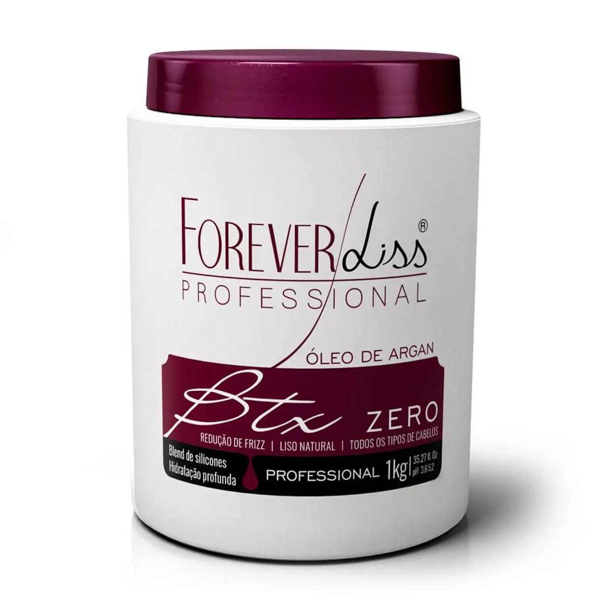 Btx Capilar Argan Oil Zero Forever Liss 1kg