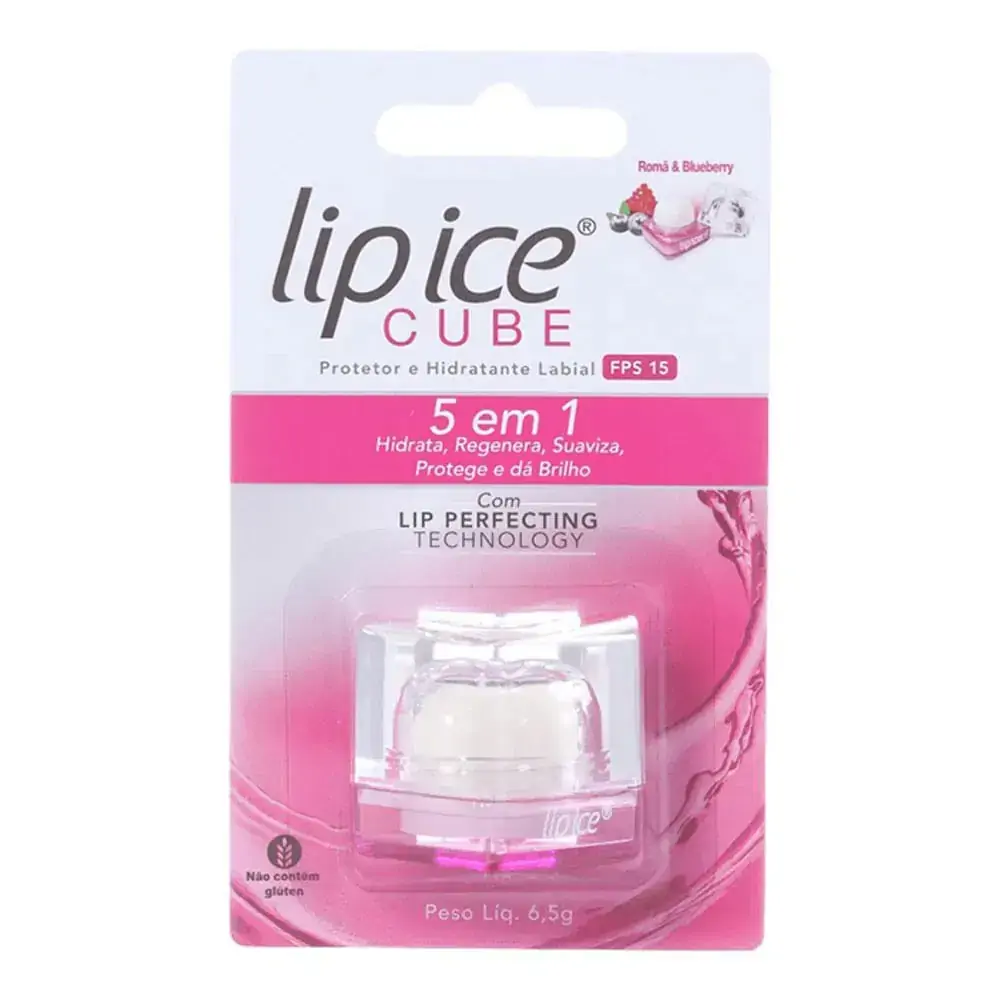 Protetor Labial Lip Ice Cube Fps 15 Romã & Blueberry
