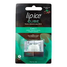 Protetor Labial Lip Ice Cube Chocolate Com Menta Com Fps 15