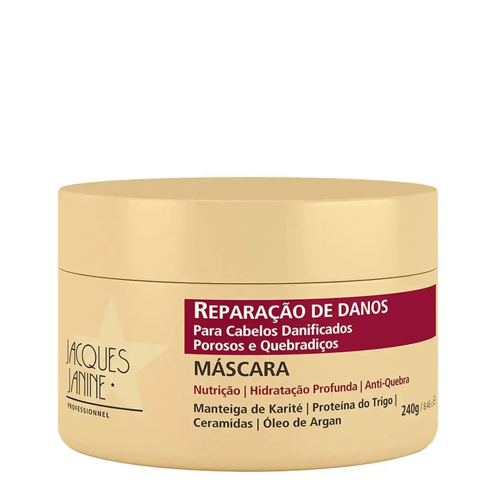 Máscara Capilar Reparação De Danos Jacques Janine Professionnel 240g