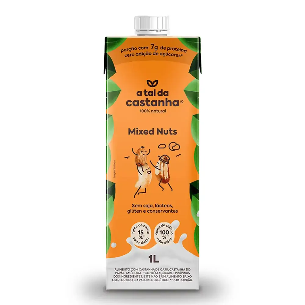 Bebida Vegetal Mixed Nuts A Tal da Castanha 1l