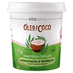Manteiga Capilar  Vita Seiva Hidratação e Nutrição Óleo de Coco 450g