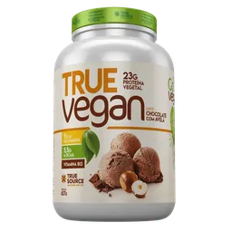 Proteína vegan chocolate e avelã 837g - True Source