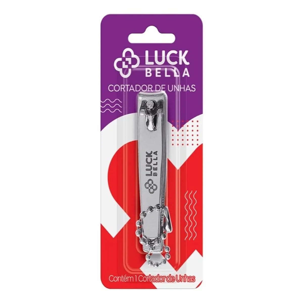 Cortador de Unha Luck Bella Inox Pequeno 1 Unidade