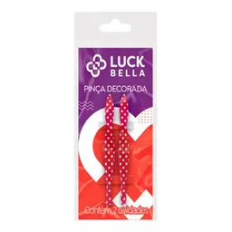 Pinça Luck Bella Decorada 2 Unidades