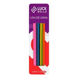Lixa de Unha Luck Bella Colorida 7 Unidades