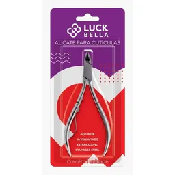 Alicate para Cuticulas Luck Bella Inox 1 Unidade