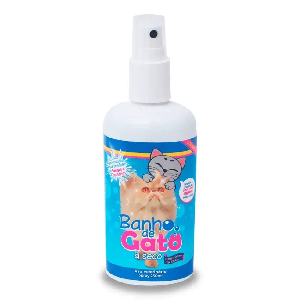 Banho de Gato à Seco CatMyPet 250ml - Cheirinho de Odin