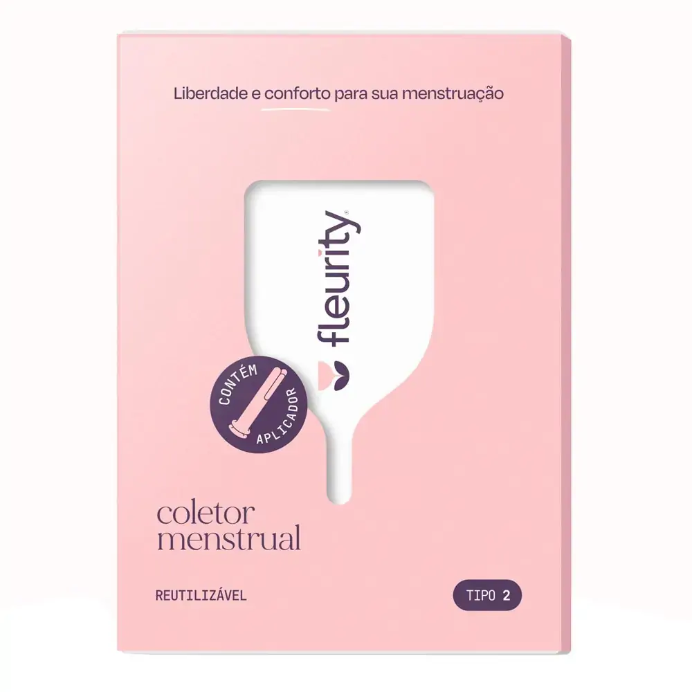 Coletor Menstrual Fleurity Tipo 2 Sem Pigmento 1 Unidade