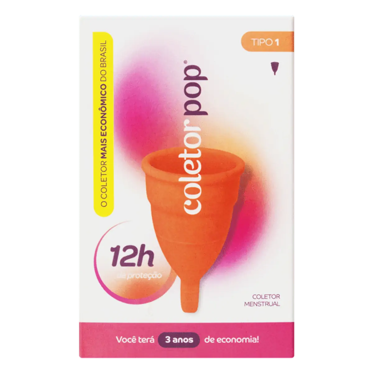 Coletor Menstrual Coletor Pop Tipo 1 1 Unidade