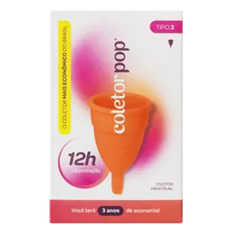 Coletor Menstrual Coletor Pop Tipo 2 1 Unidade
