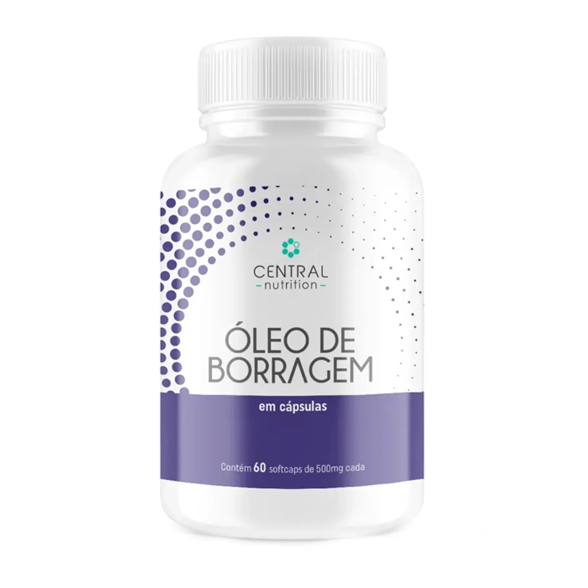 Óleo De Borragem 60 Cápsulas De 500 Mg Central Nutrition