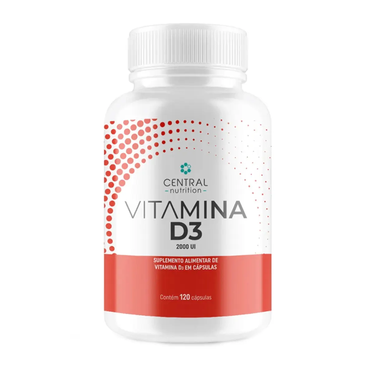 Vitamina D3 2000Ui Pote Com 120 Cápsulas
 Central Nutrition