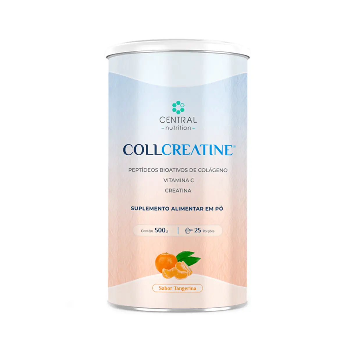 Collcreatine® 500G Sabor Tangerina Central Nutrition