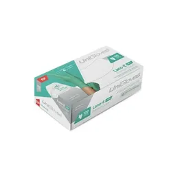 Luva de Procedimento em Látex Verde Lano-E sem Pó - Unigloves - G (Cód. 26.7124)