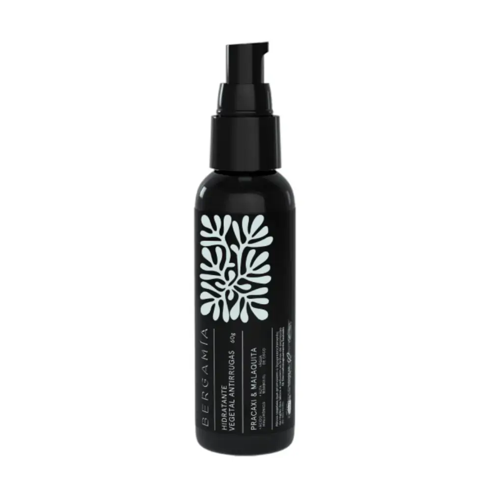 Hidratante vegetal antirrugas de pracaxi e malaquita - bergamia - Hidratante Facial Antirrugas de Pr