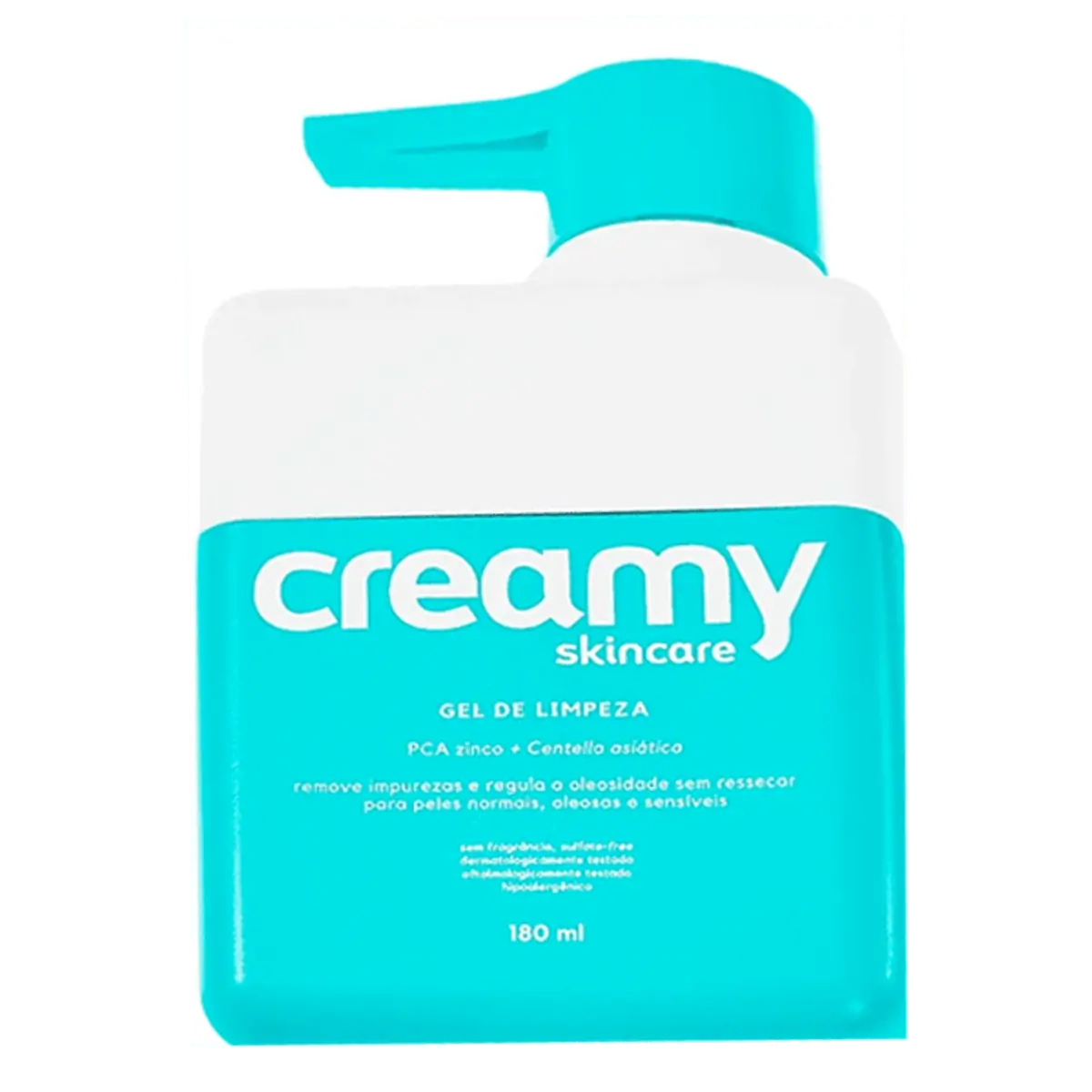 Gel De Limpeza Facial Creamy Skincare Sem Perfume 180ml