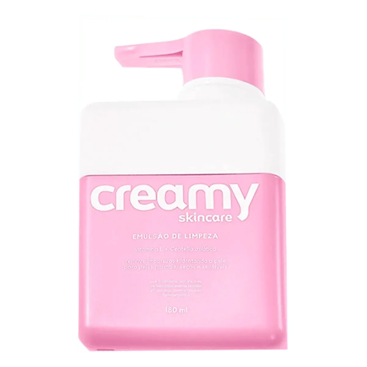 Emulsão De Limpeza Facial Creamy Skincare Sem Perfume 180ml