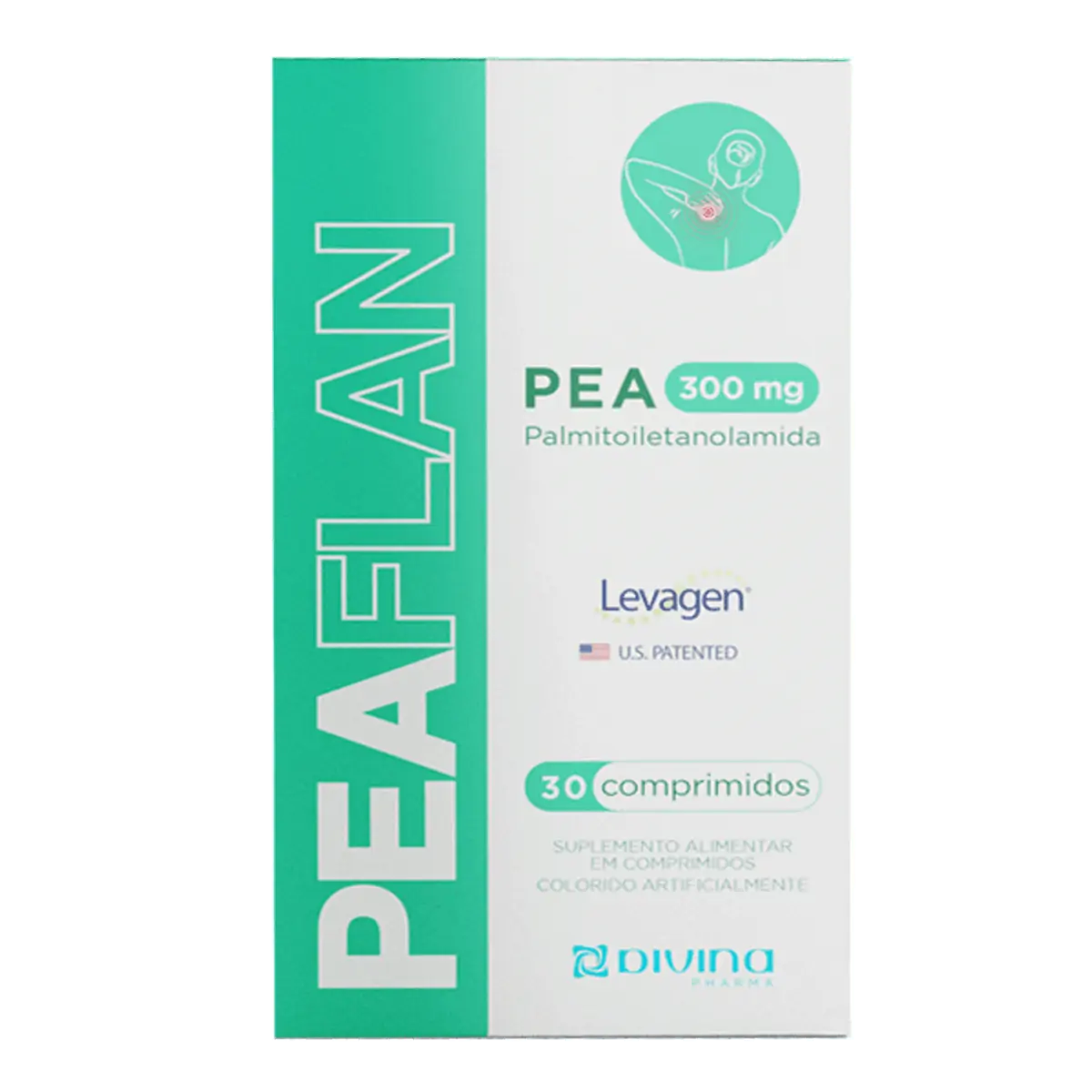 Suplemento Alimentar Peaflan 300mg 30 Comprimidos