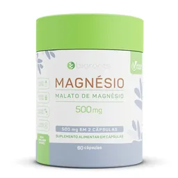 Magnésio 500mg Bioroots 60 Cápsulas
