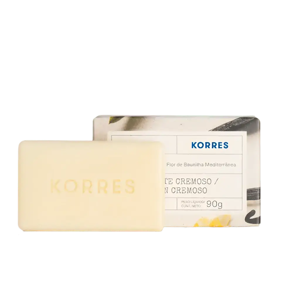 Korres Cereja & Amêndoa Cremoso - Sabonete em Barra 90g