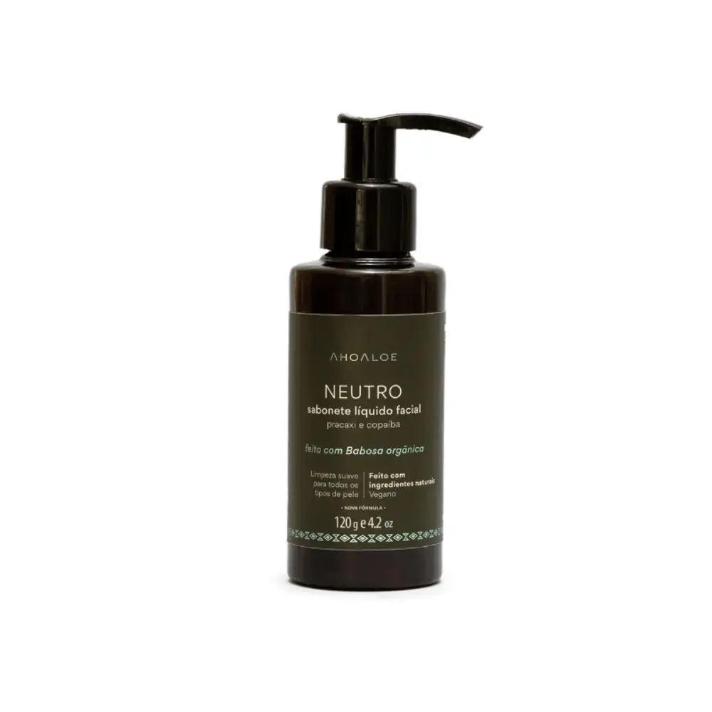 Sabonete Líquido Neutro 120ml - AhoAloe