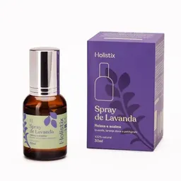 Spray Lavanda Natural Aromatizador Travesseiro 30ml Holistix