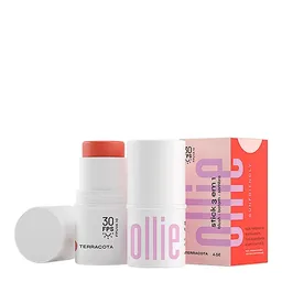 Blush, Batom E Sombra Ollie Terracota Stick FPS 30 4,5g