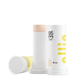 Protetor Solar Facial Ollie FPS95 com Cor #10 14g Stick