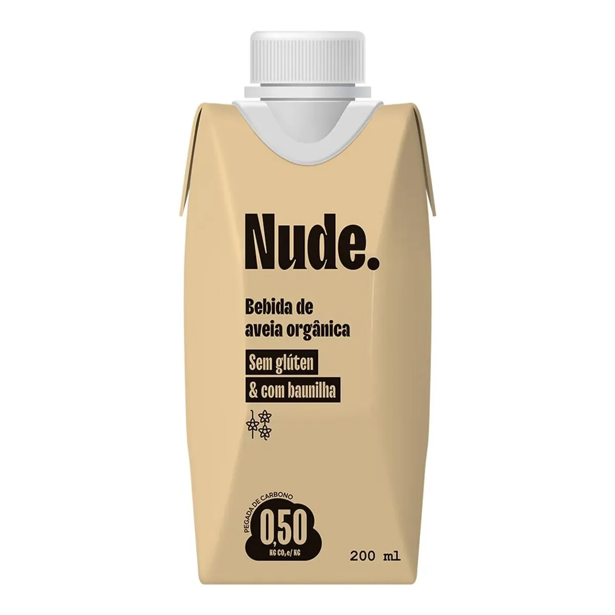 Bebida a Base de Aveia Orgânica Nude Baunilha 200ml