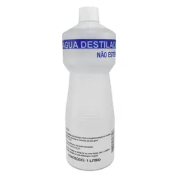Água Destilada não Estéril 1 Litro