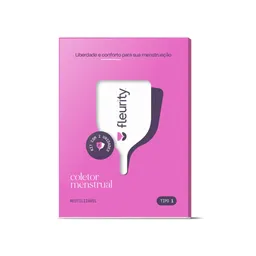 Coletor Menstrual Interno Fleurity Tipo 1 28ml 2 Unidades