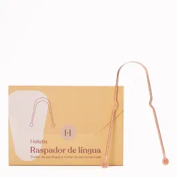Raspador de Língua Cobre Puro Limpador Ayurveda Holistix