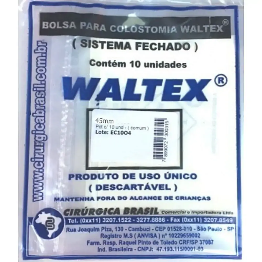 Bolsa De Colostomia Waltex - 45 Mm
