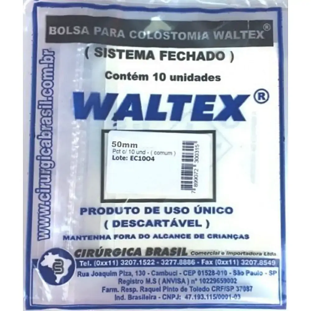 Bolsa De Colostomia Waltex - 50 Mm