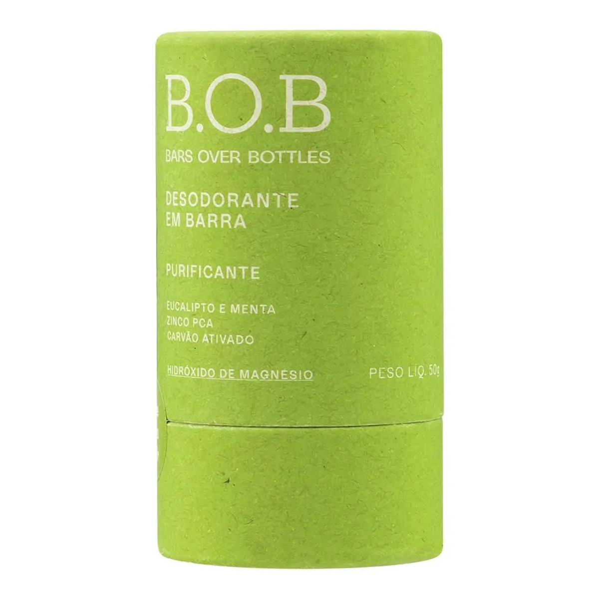 Desodorante Barra Purificante B.O.B Eucalipto e Menta 50g