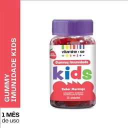 Suplemento Alimentar Gummy Vitamine-Se Imunidade Kids Morango 30 Unidades