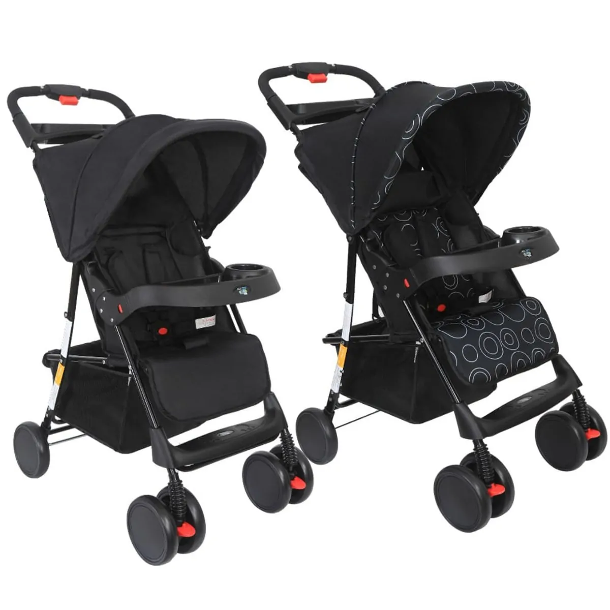 Carrinho de Bebê Passeio Allday Até 15kgs Maxi Baby - Preto