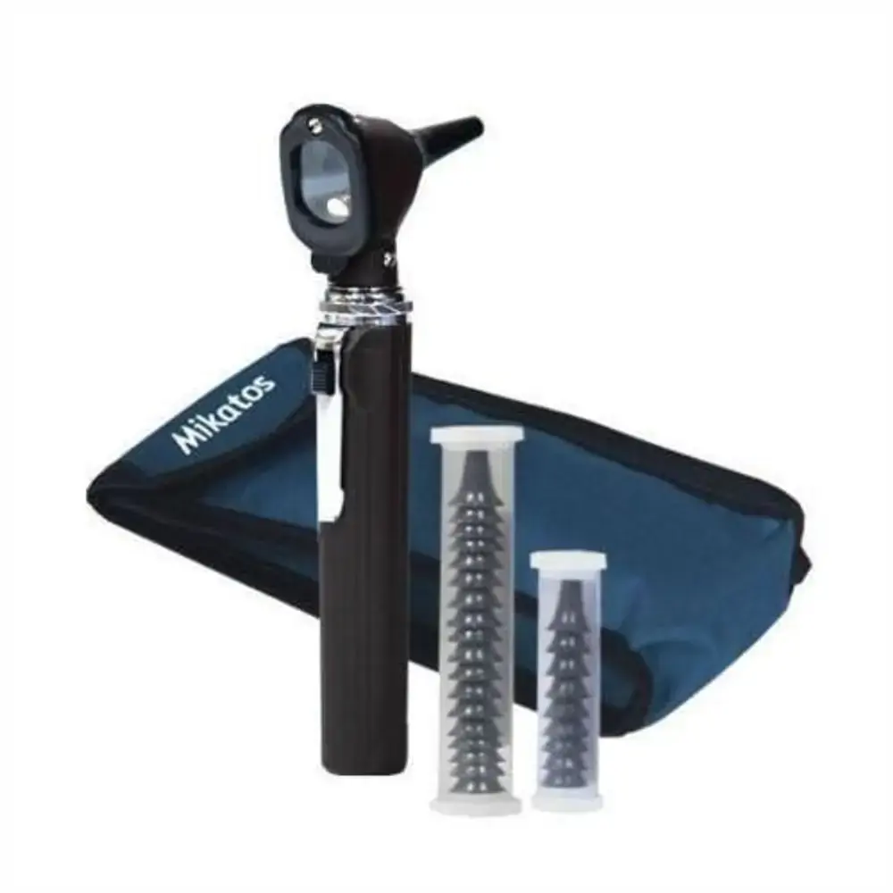 Mini Otoscópio Led - Mikatos - Preto
