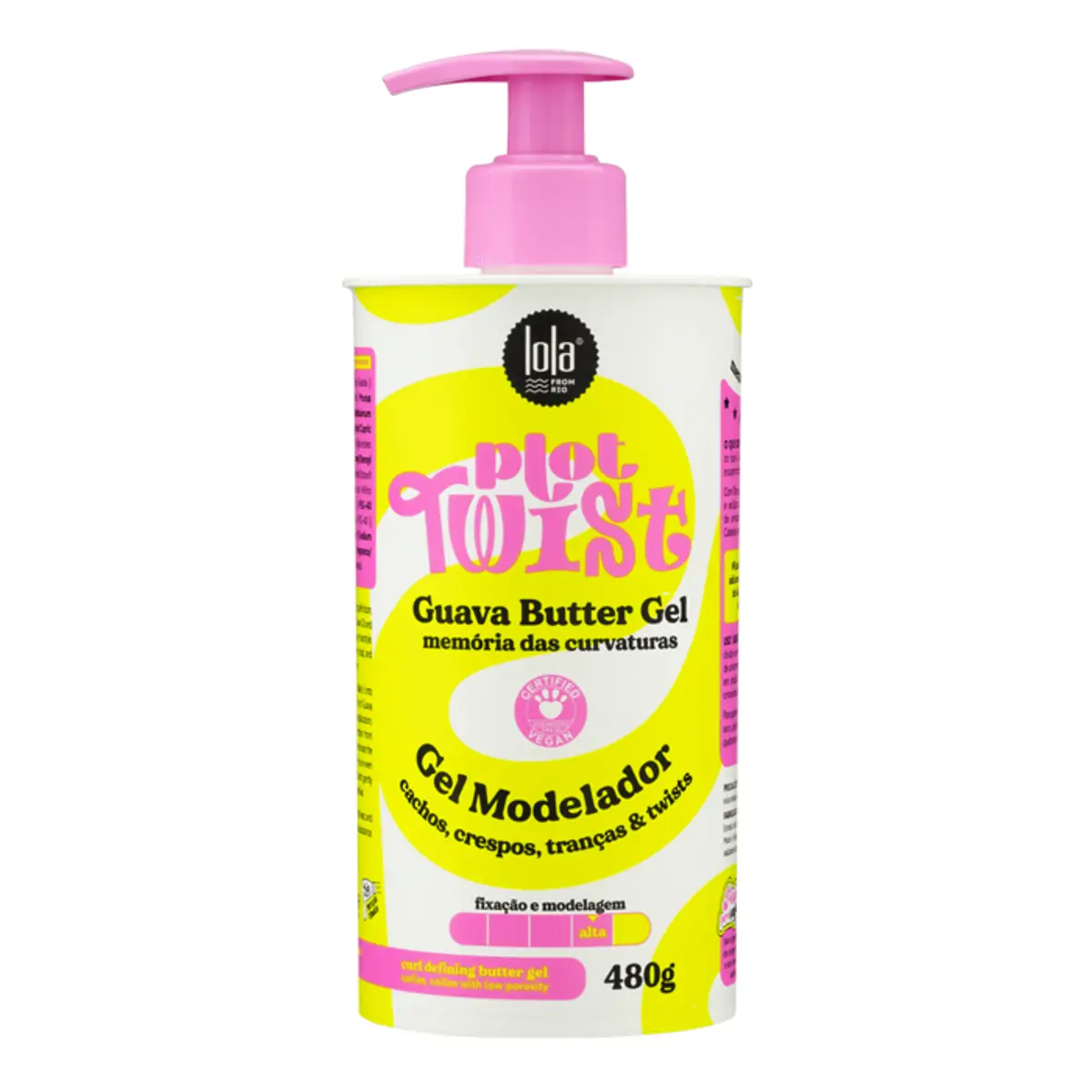 Gel Modelador Capilar Lola From Rio Plot Twist Guava Butter 480g