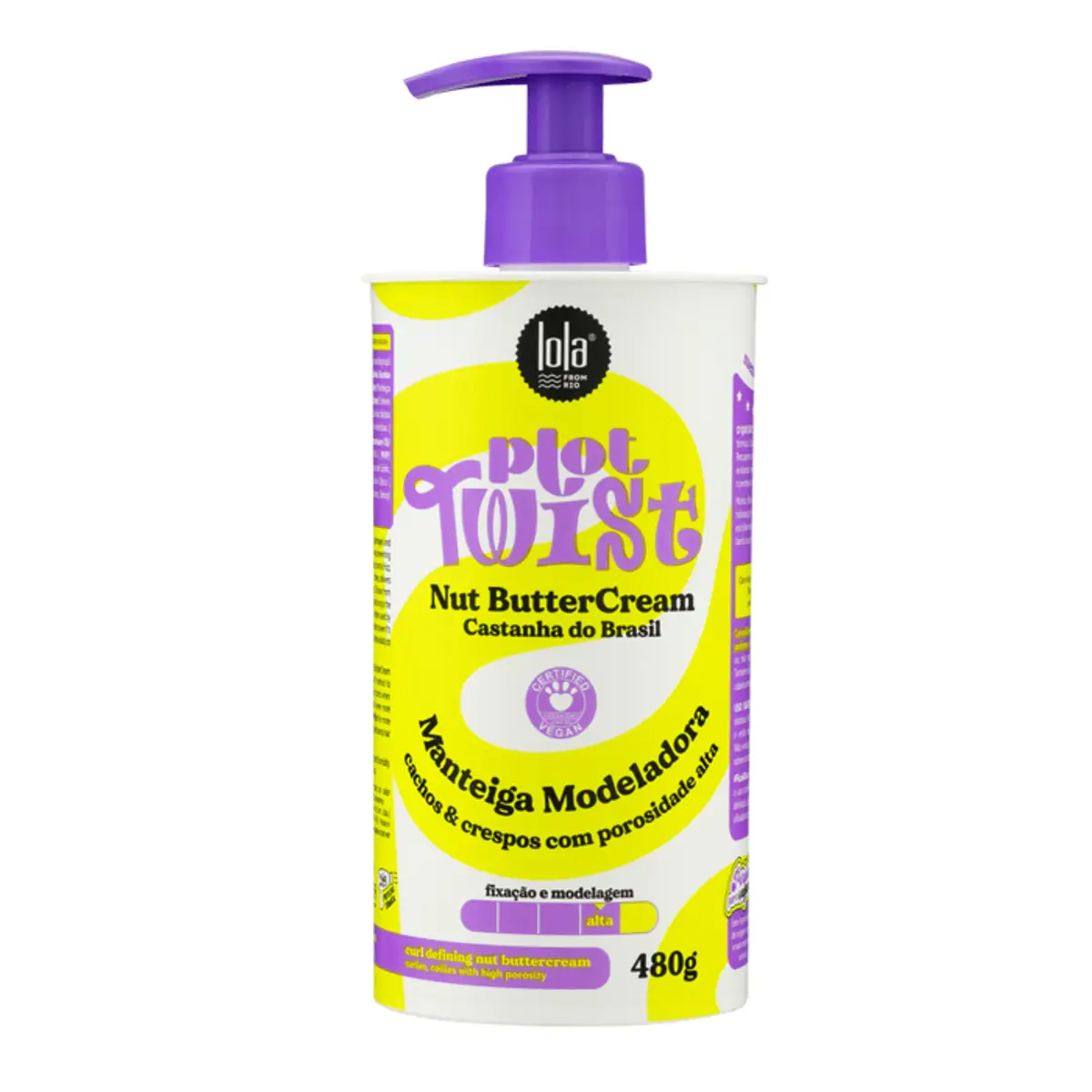 Manteiga Modeladora Capilar Lola From Rio Plot Twist Nut Bettercream 480g