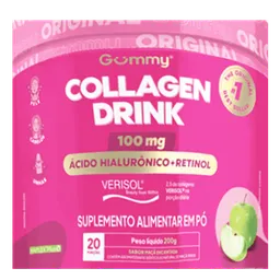 Suplemento Alimentar Gummy Collagen Drink Maçã Encantada 200g em Pó