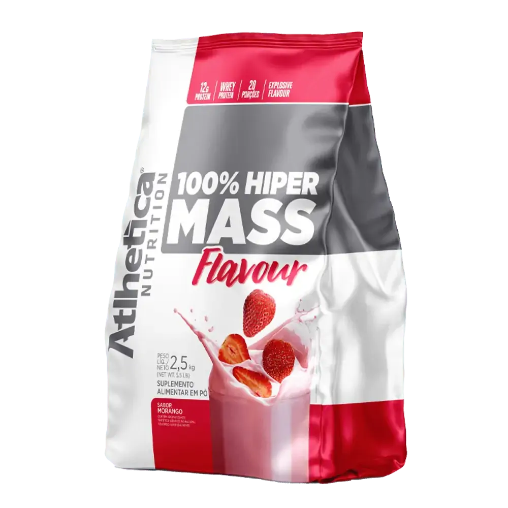 100% Hiper Mass Flavour 2,5kg Morango