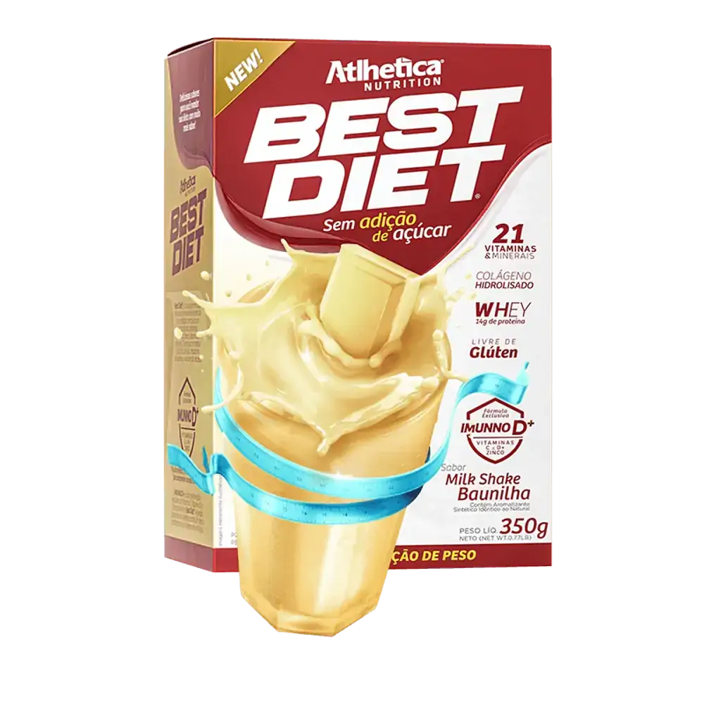 Best Diet Milk Shake de Baunilha - Best Diet Shake - Milk Shake de Baunilha