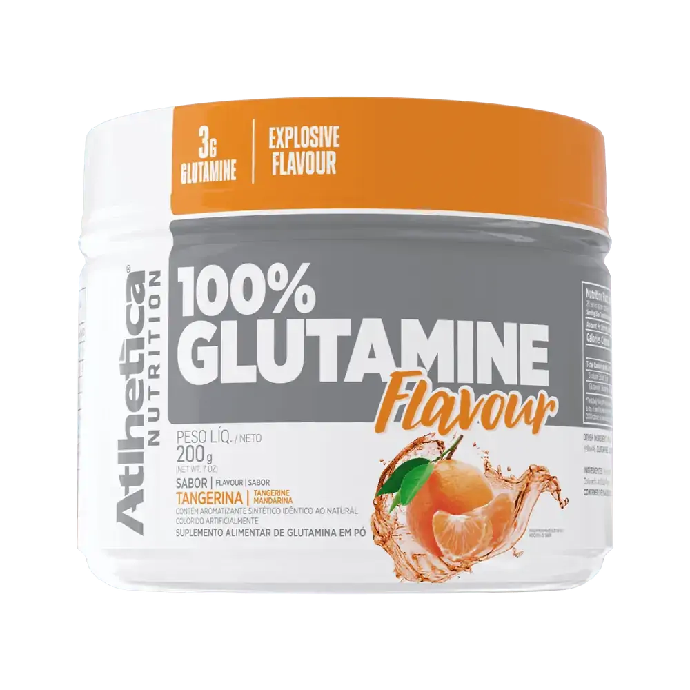 100% Glutamine Flavour Tangerina - 100% GLUTAMINE Flavour Tangerina 200g