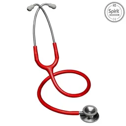 Estetoscópio Professional Adulto Vermelho Spirit