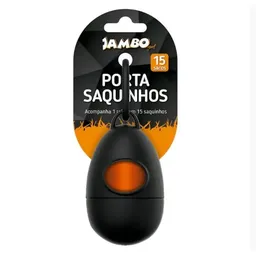 Jambo Porta Saquinhos Cata Caca - Preto - Jambo Porta Saquinhos Cata Caca - Preto