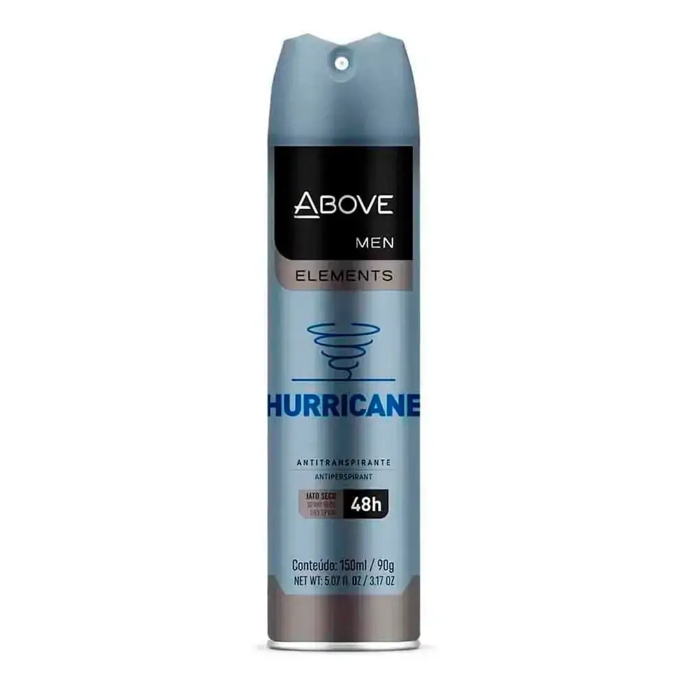 Desodorante Aerosol Above Men Antitranspirante Elements Hurricane 150ml