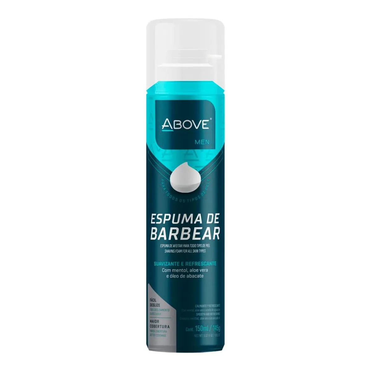 Espuma De Barbear Above Men Suavizante E Refrescante 150ml